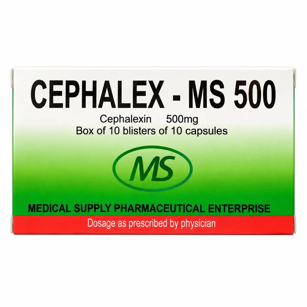 Cephalex-MS 500 500 mg per capsule - Sann Sopheachenda Pharmacy