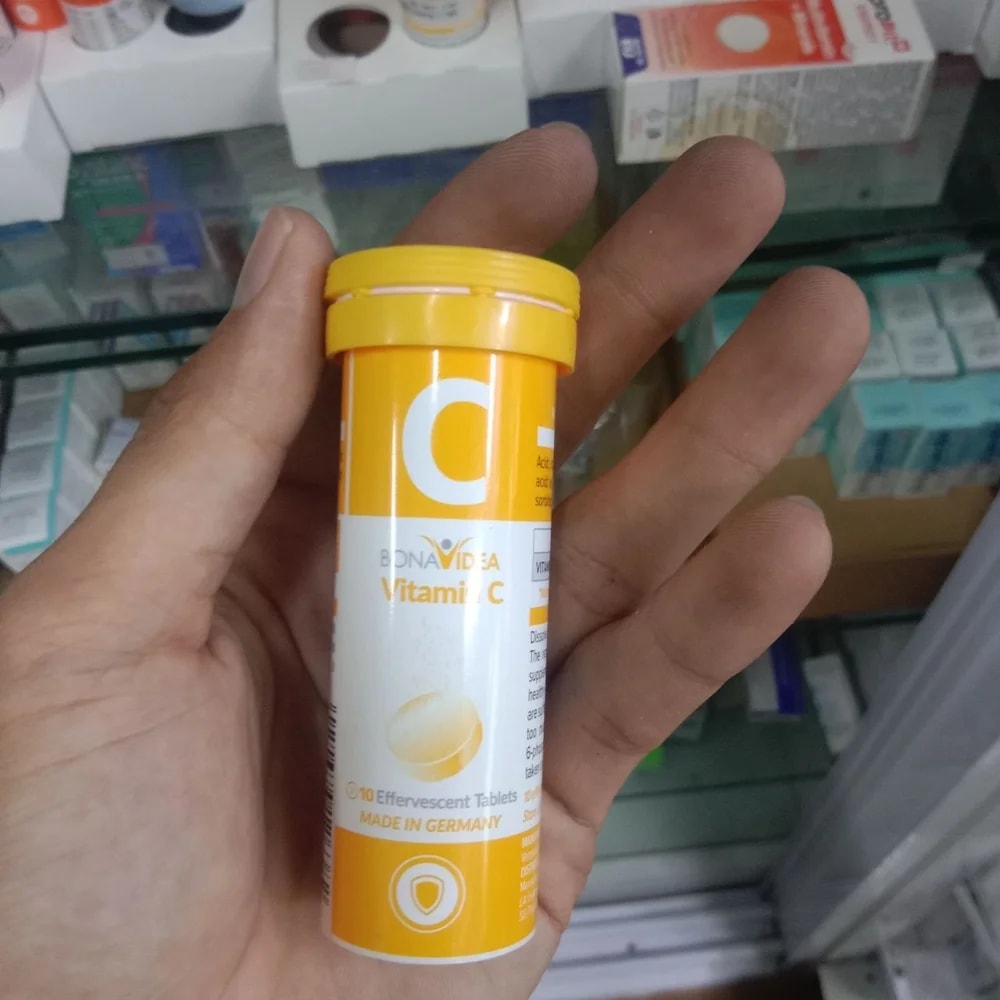 BonaVidea Vitamin C Vitamin C 1000 mg effervescent tablets, 10 tablets - Kim Yi