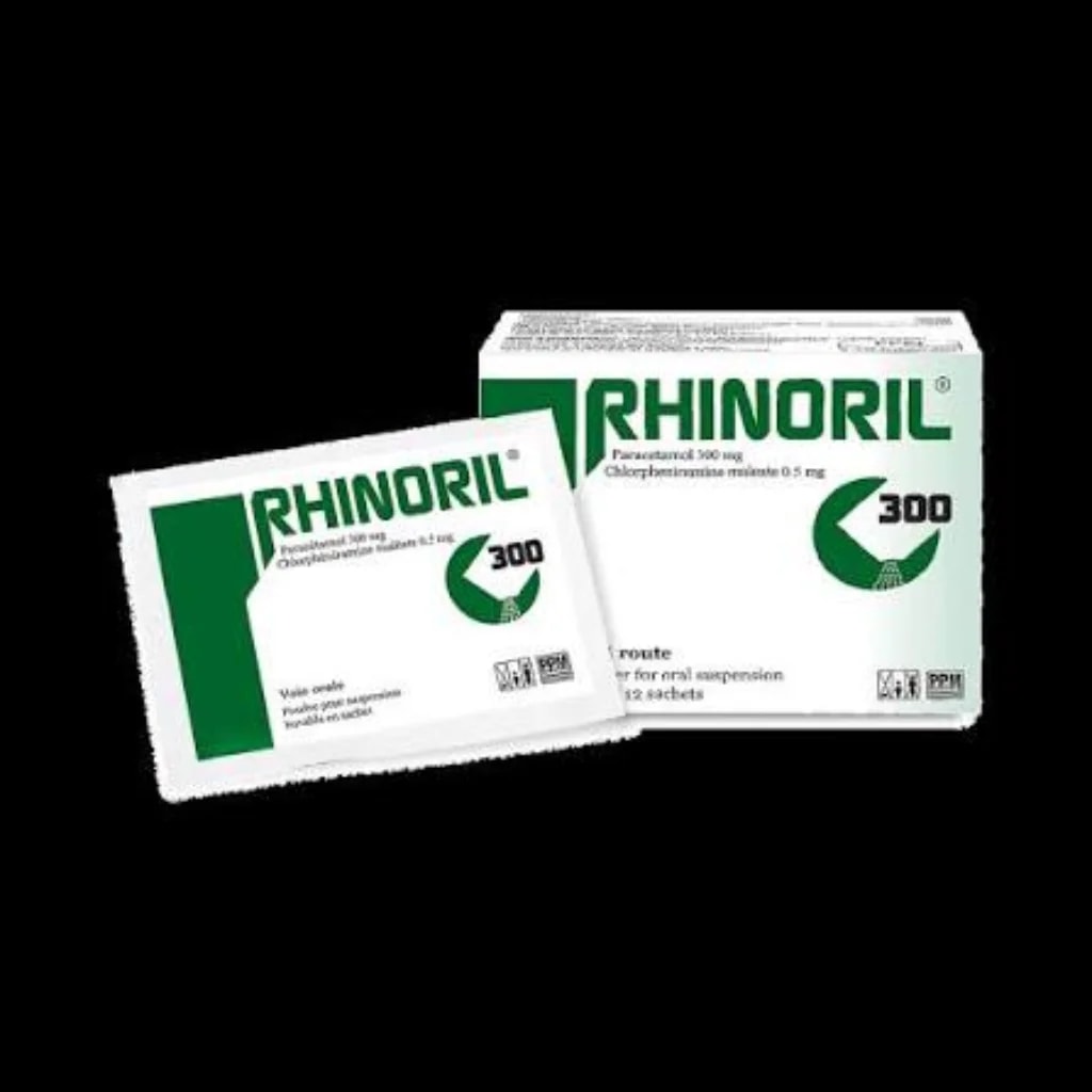Rhinoril Paracetamol 300 mg / chlorpheniramine maleate 0.5 mg, powder for oral suspension - Reachiny Pharmacy