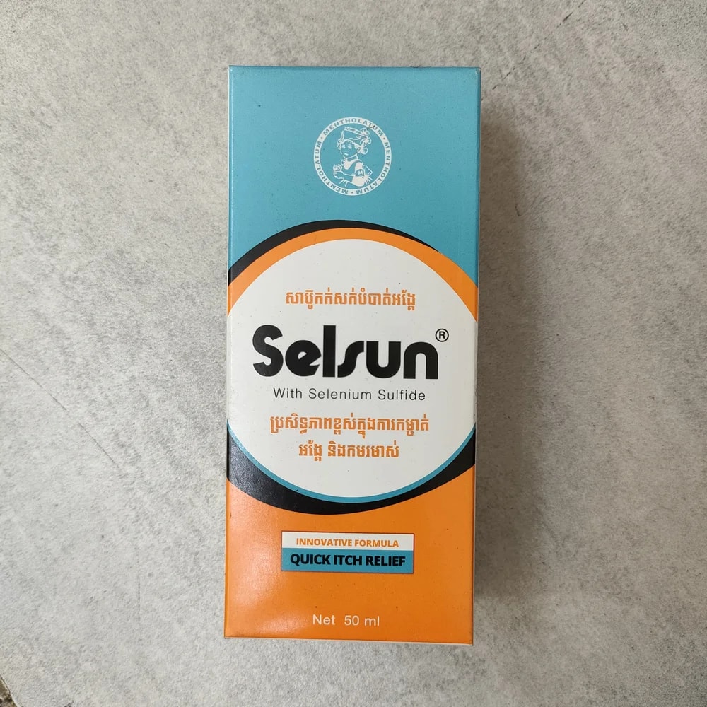 Selsun Anti-Dandruff Shampoo 50 mL 1% Selenium Sulfide - Depot De Pharmacie "A" Kim Houy