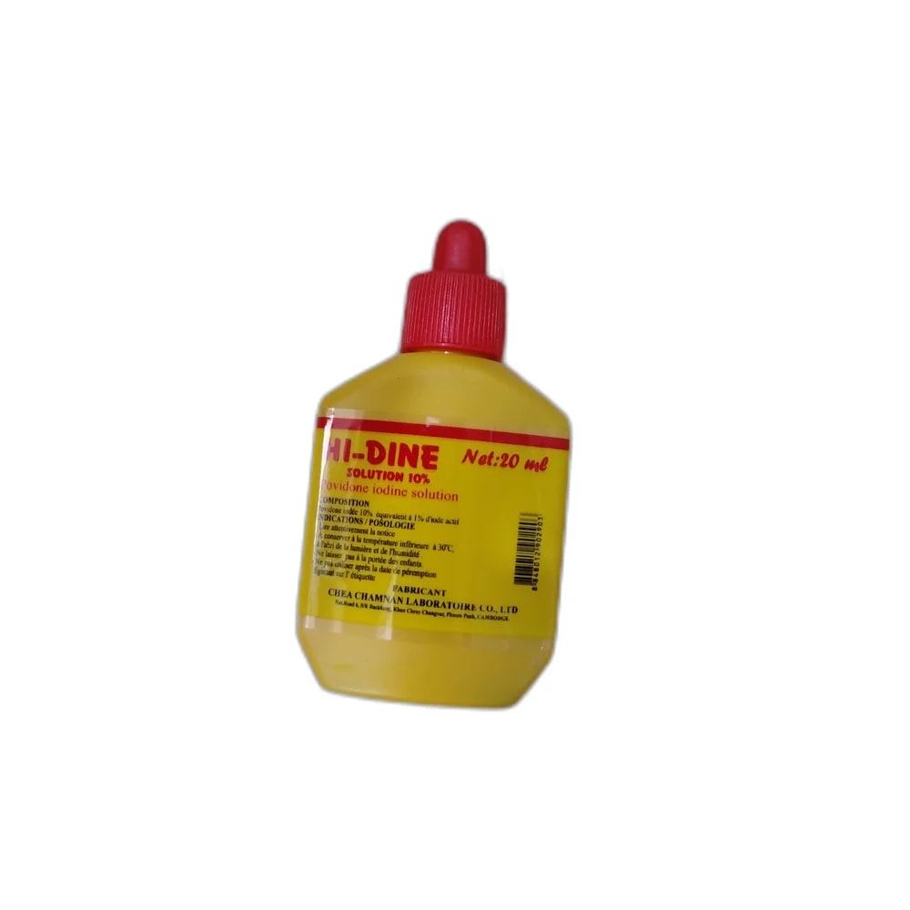 HI-DINE 10% (20 ml) - PHARMACIE LA BELLE PHARMA