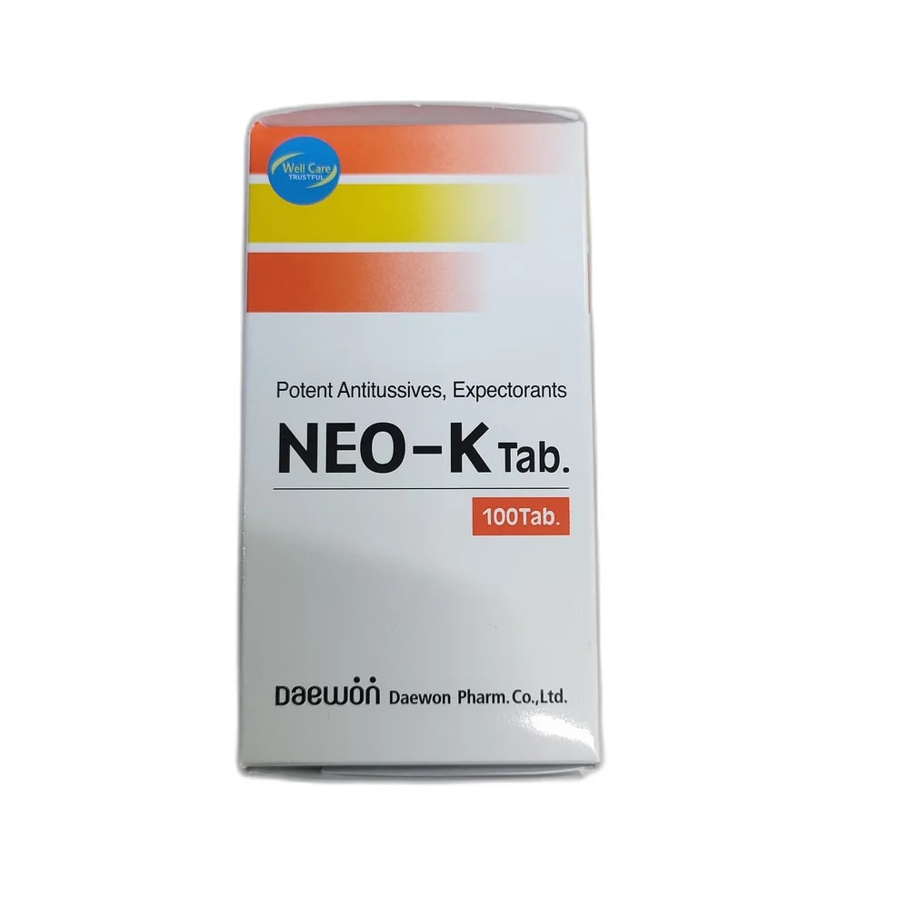 NEO-K 5 mg / 50 mg / 17.5 mg / 1.5 mg - Depot de Pharmacie B Rotha
