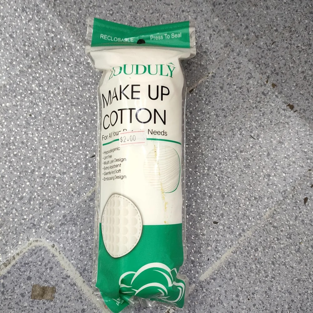 Duduly Make Up Cotton 100 pearl cotton pads per pack - Depot De Pharmacie "A" Kim Houy