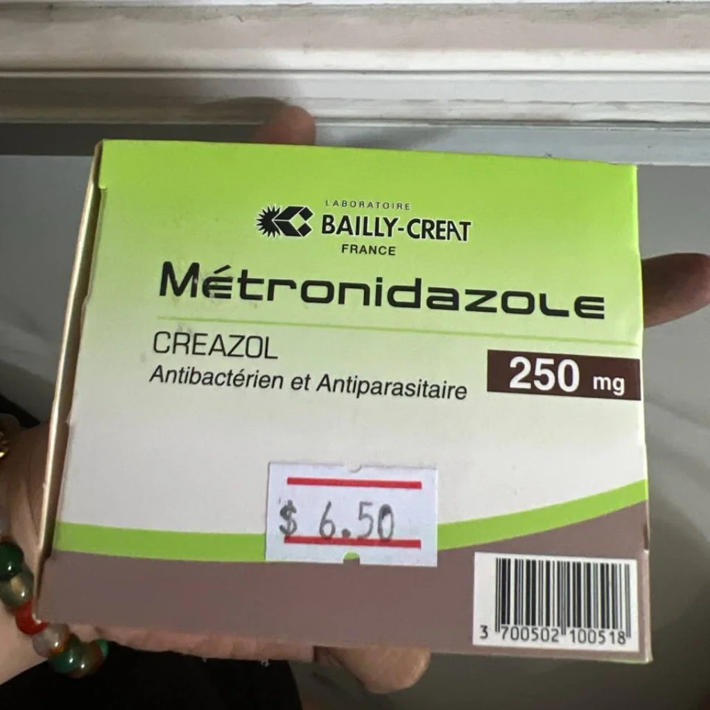 CREAZOL Métronidazole (250 mg) - SETHIKA CARE Pharmacy