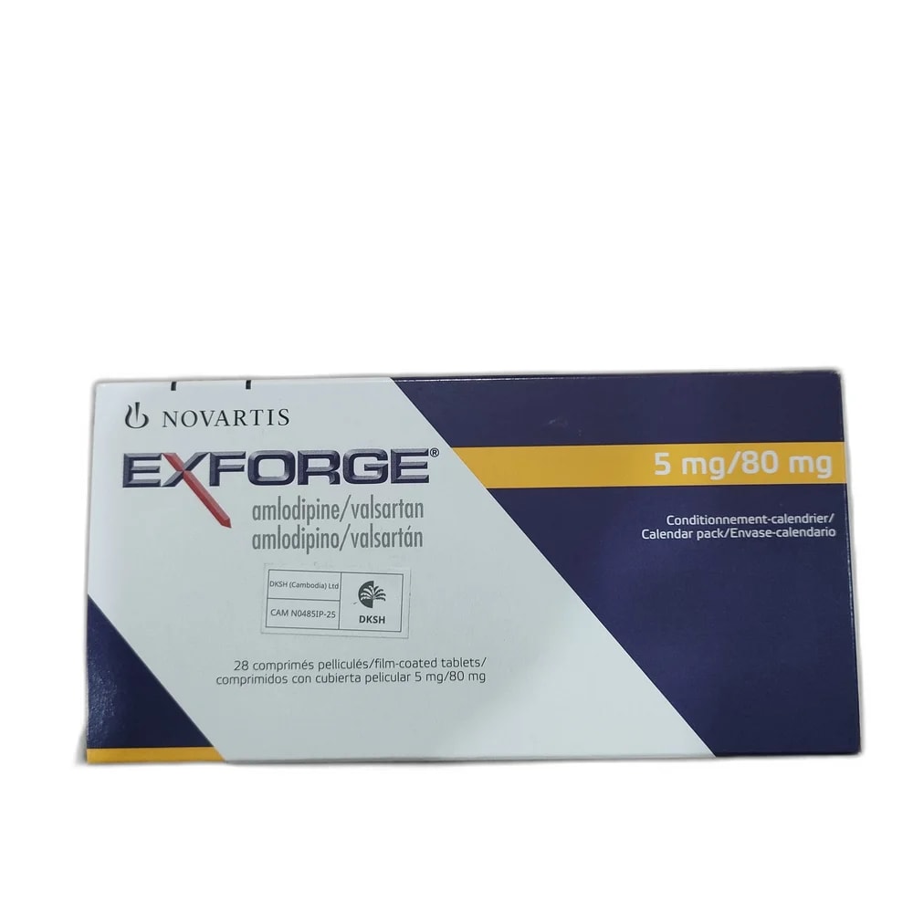 Exforge 5 mg / 80 mg - PHARMCARE PHARMACY