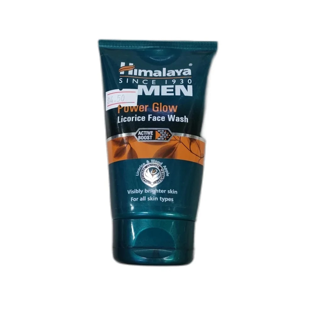 Himalaya Men Power Glow Licorice Face Wash 100 ml - Depot de Pharmacie B Rotha