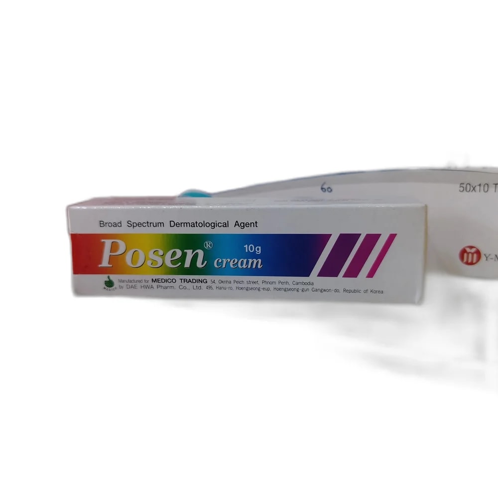 Posen Cream Each gram contains: Betamethasone dipropionate 0.64 mg, Clotrimazole 10 mg, Gentamicin sulfate 1 mg (potency) - PHARMA ASSIST PHARMACY