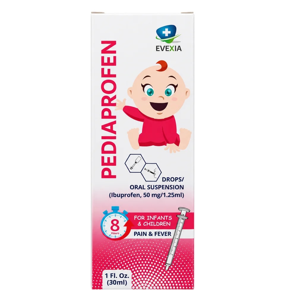 Pediaprofen Ibuprofen 50 mg per 1.25 mL - Pharmacy Krech hong