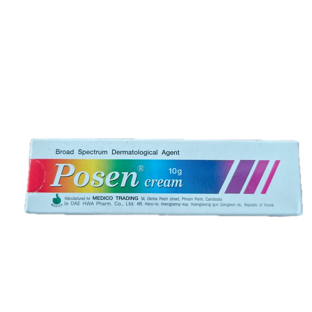 Posen 0.64 mg / 10 mg / 1 mg per g (10 g) - Morhachun Pharmacies