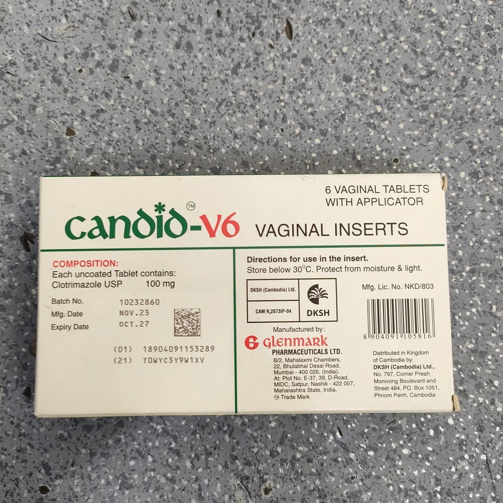 Candid-V6 100 mg - Depot De Pharmacie "A" Kim Houy