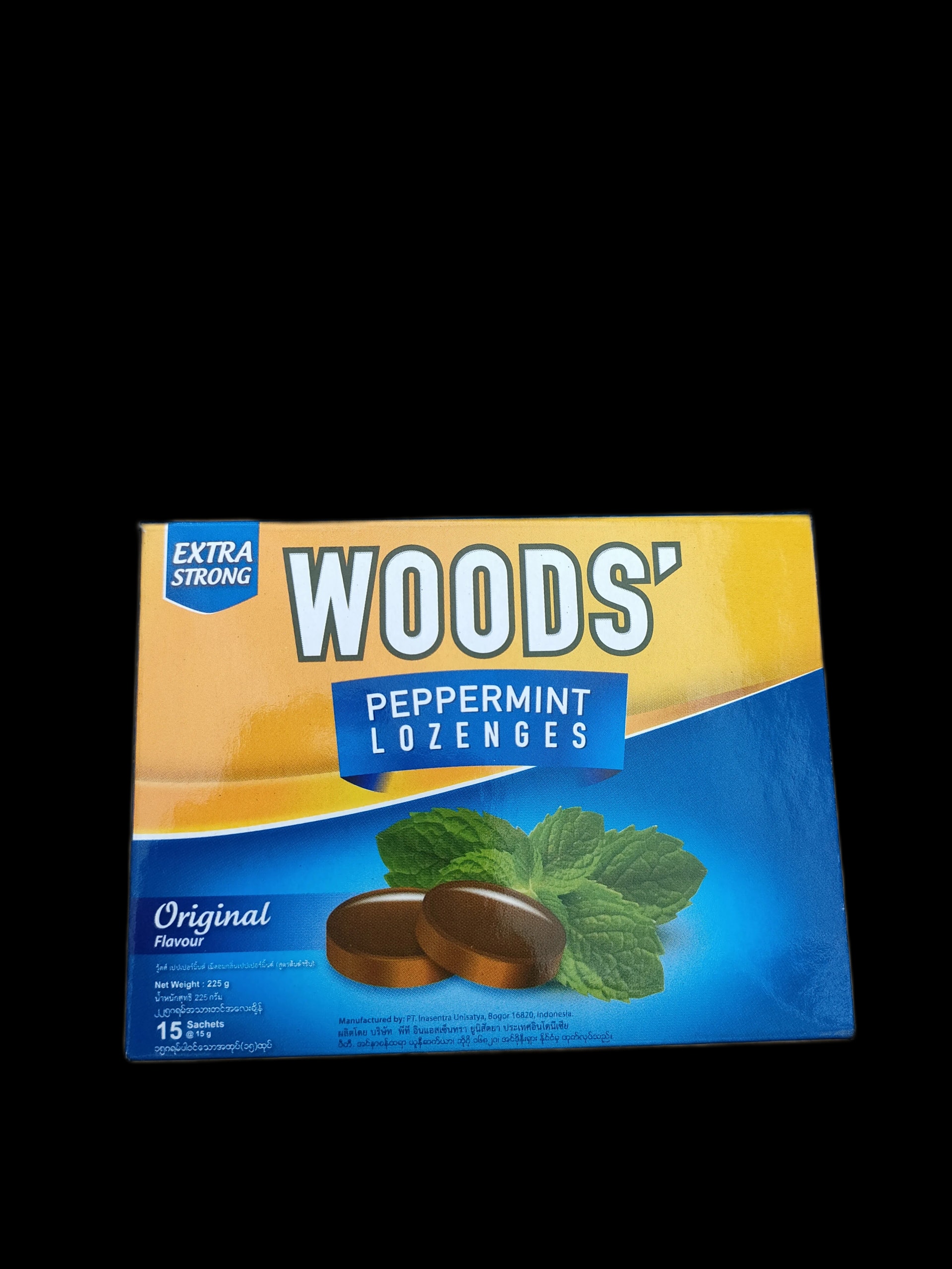 Woods Peppermint Lozenges Original 225g 225g per box - PHARMARCY DARA RAKSMEY KOK CHAMBOK