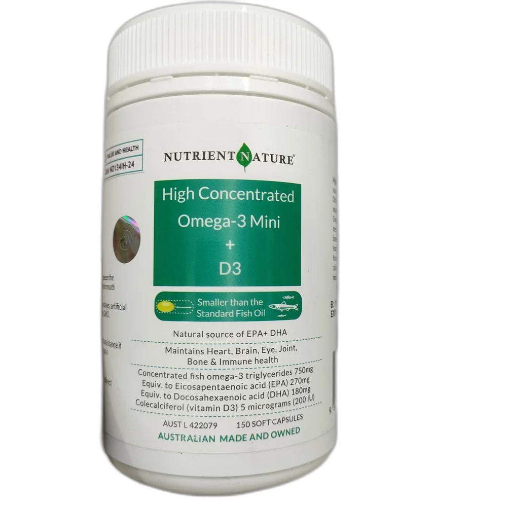 Nutrient Nature High Concentrated Omega-3 Mini + D3 Not available - PHARMACIE MONGKUL