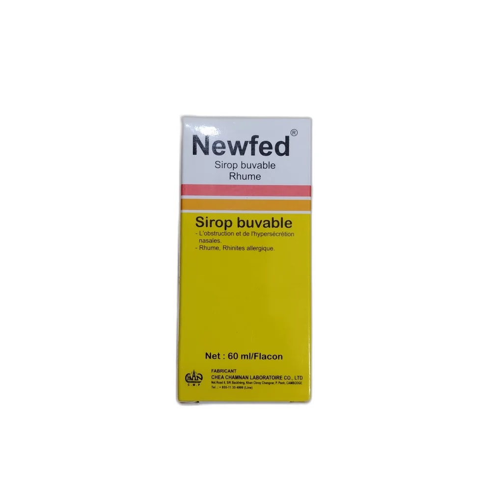 Newfed 2.5 mg / 5 mg / 0.5 mg per 5 mL - PHARMACIE LA BELLE PHARMA