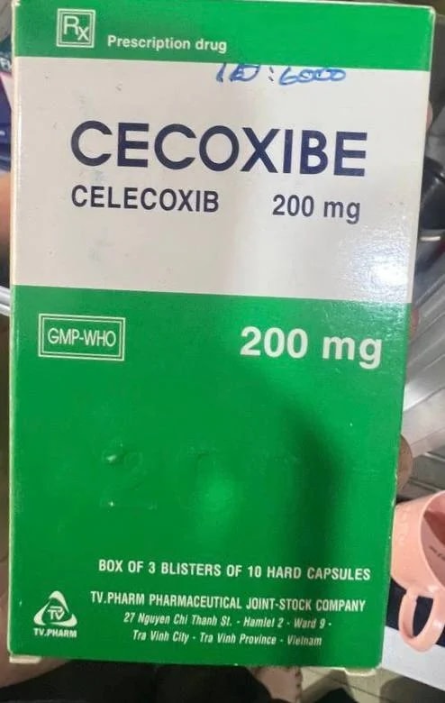 CECOXIBE 200mg -  ឱសថស្ថាន សិរីសួស្ដី105K