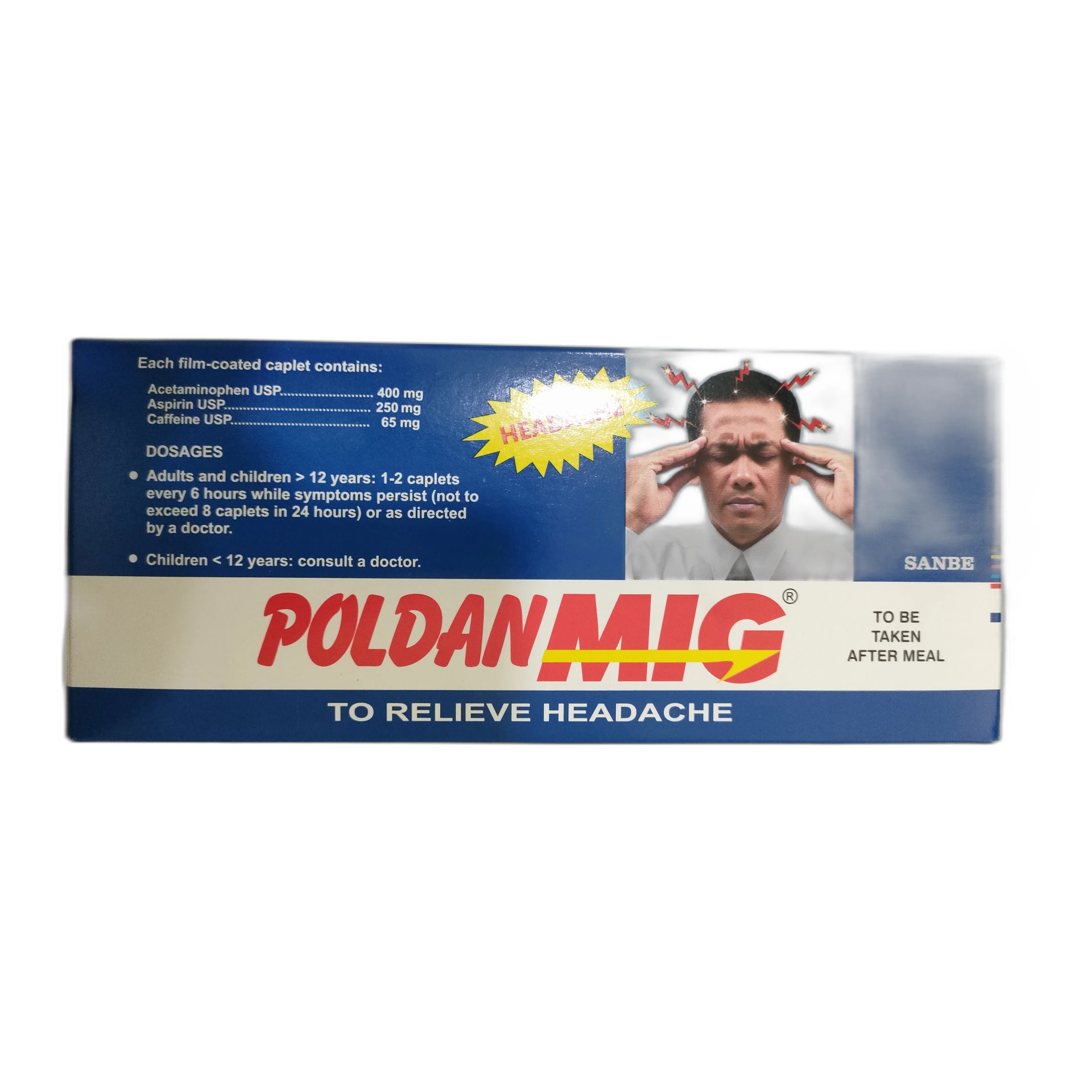 POLDANMIG 400 mg / 250 mg / 65 mg - PONLEU DOUNG DARA PHARMACY