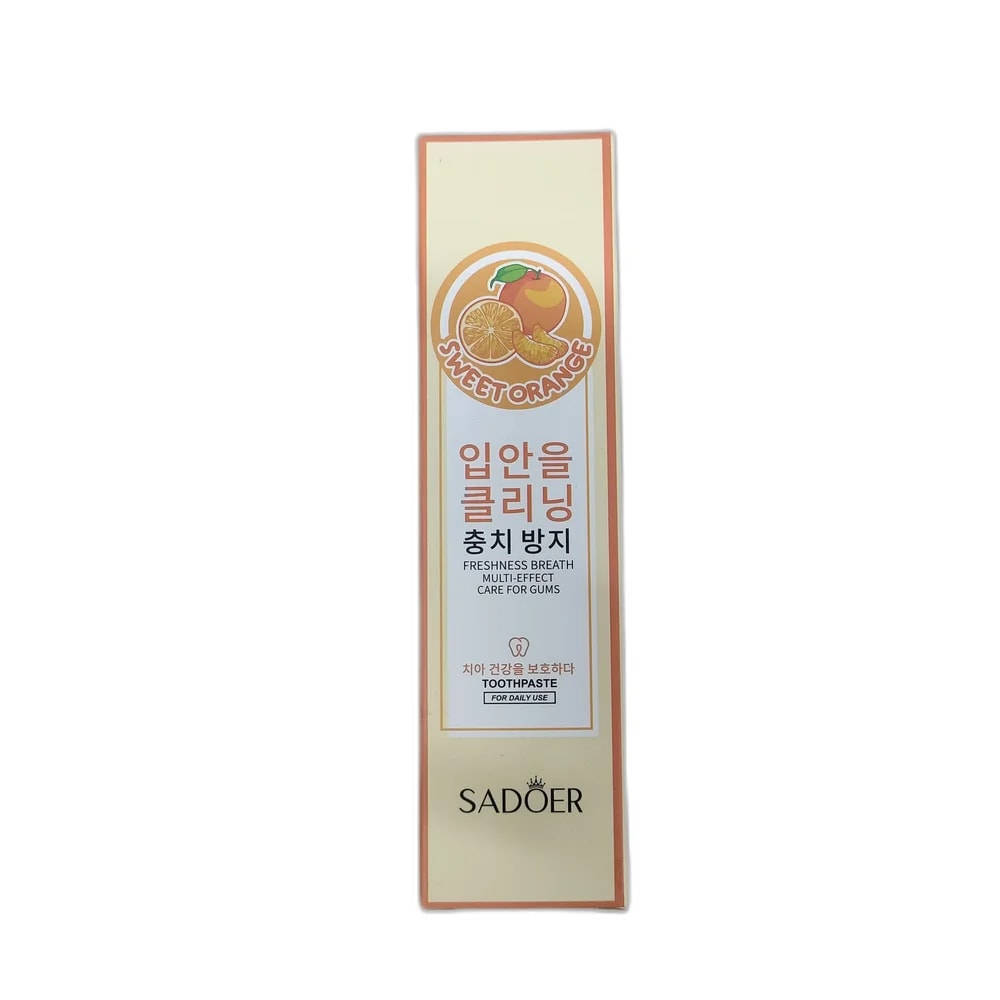 SADOER Sweet Orange Multi-Effect Care for Gums Toothpaste 100 g - Depot de Pharmacie B Rotha