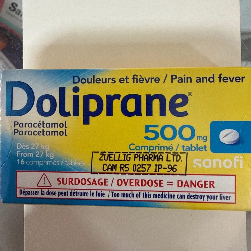 Doliprane tablet  500mg - PONLEU DOUNG DARA PHARMACY