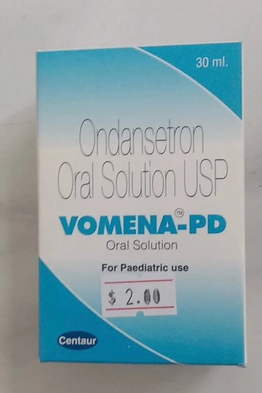 Vomena-PD Ondansetron Oral Solution - ឱសថស្ថាន ក្តីស្រឡាញ់