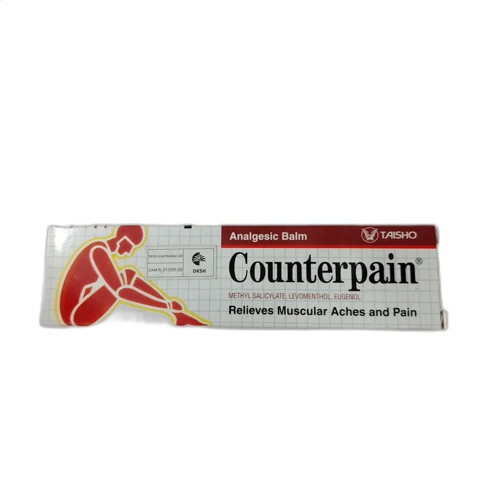 Counterpain 60 g analgesic balm (greaseless, stainless, vanishing cream base) - PHARMA ASSIST PHARMACY
