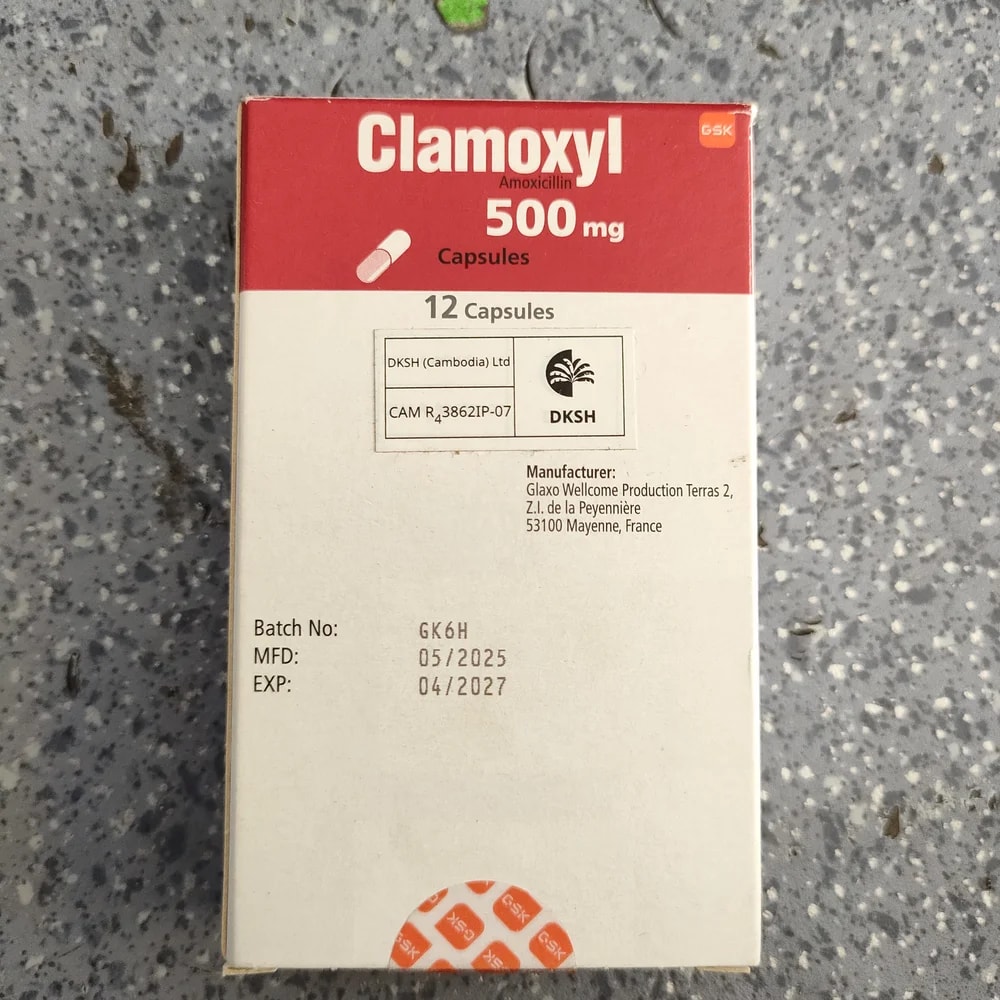Clamoxyl 500 mg - Depot De Pharmacie "A" Kim Houy