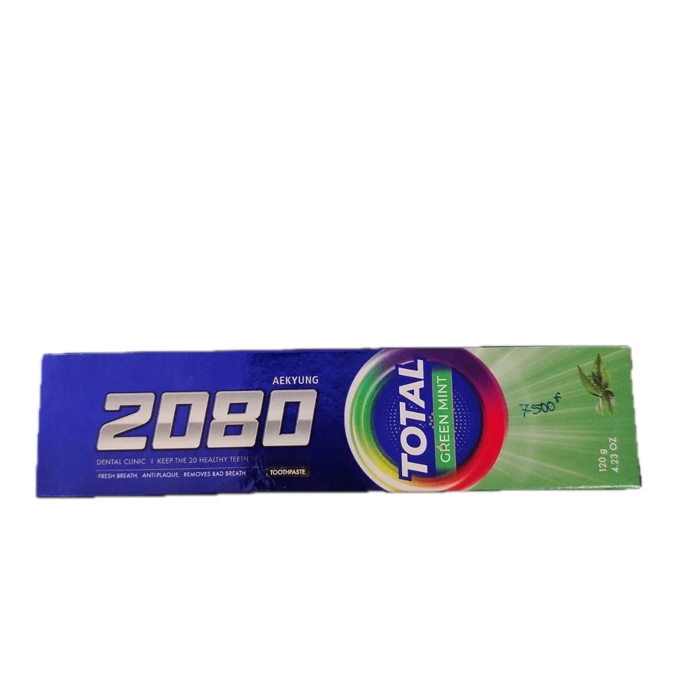 2080 Total Green Mint 1000 ppm fluoride (120 g) - Reach Srey