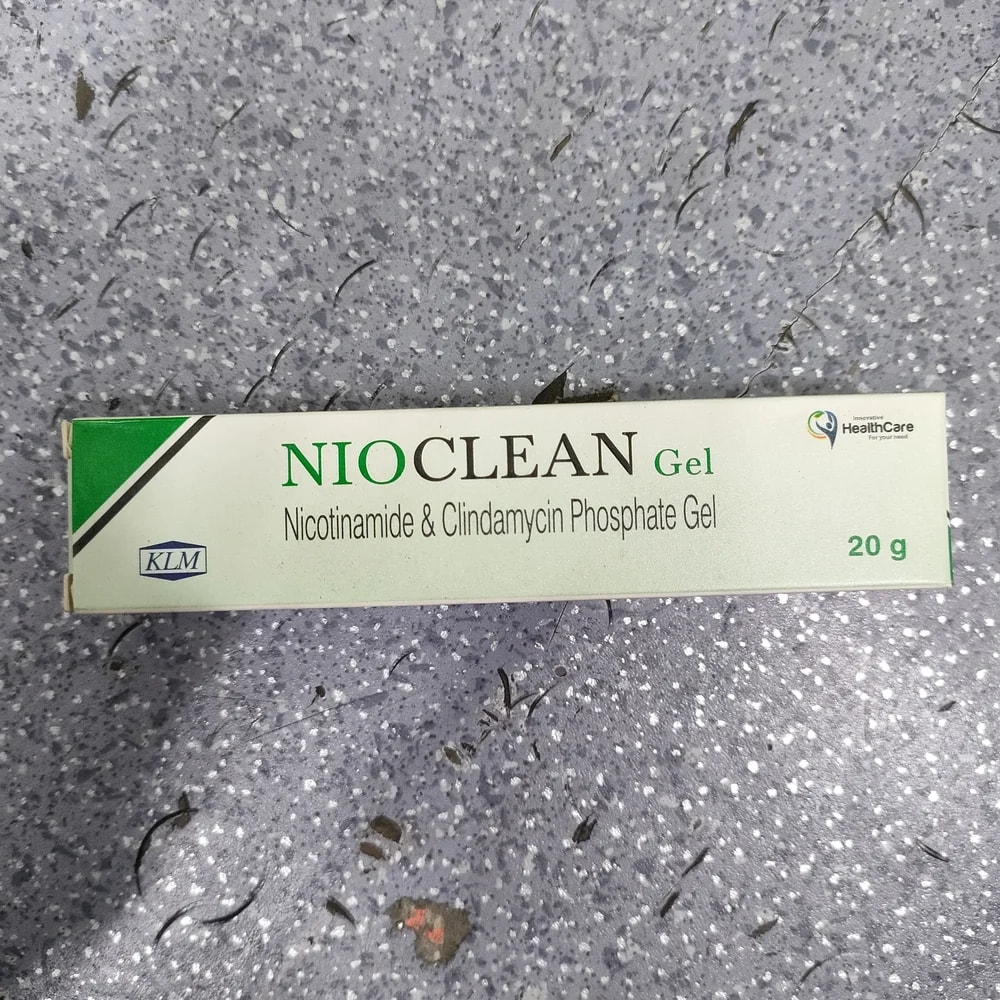 Nioclean Gel Nicotinamide 4% + Clindamycin 1% topical gel - Depot De Pharmacie "A" Kim Houy