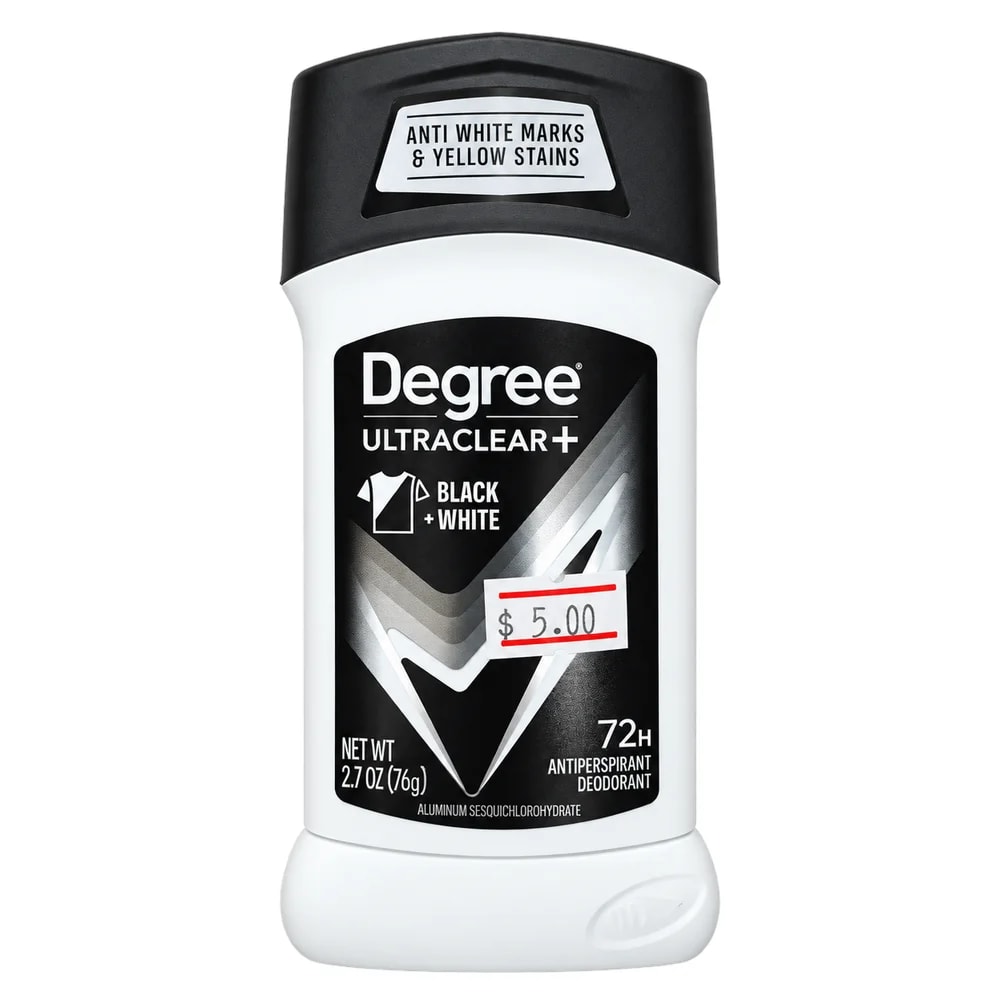 Degree Men UltraClear+ Black+White Antiperspirant Deodorant Stick 76 g - Pharmacy Krech hong
