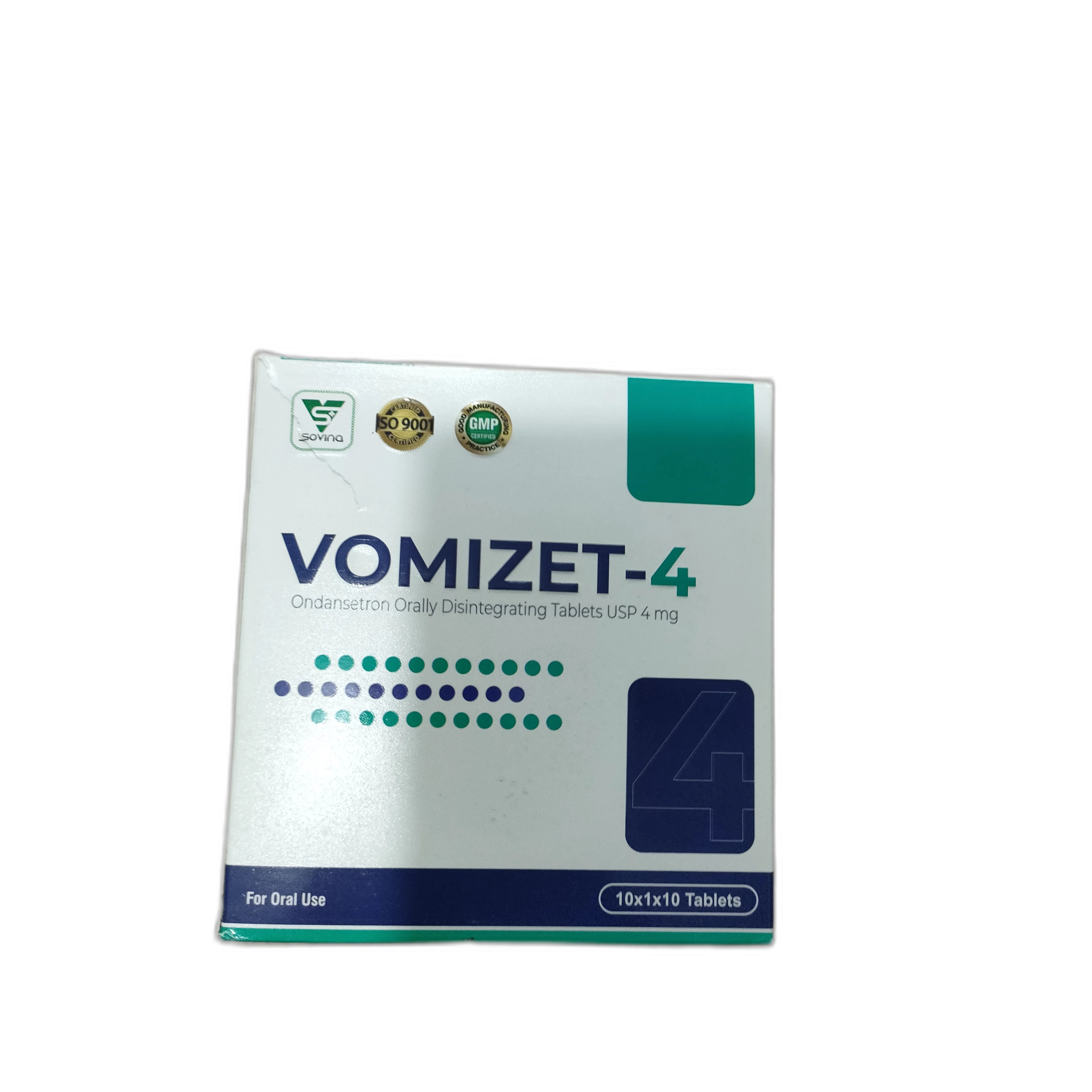 VOMIZET-4 4mg - ឱសថស្ថាន សិរីមង្គលថ្មី