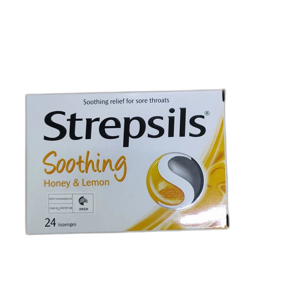 Strepsils Soothing Honey & Lemon Dichlorophenylcarbinol 1.2 mg + Amylmetacresol 0.6 mg - Depot de Pharmacie B Rotha