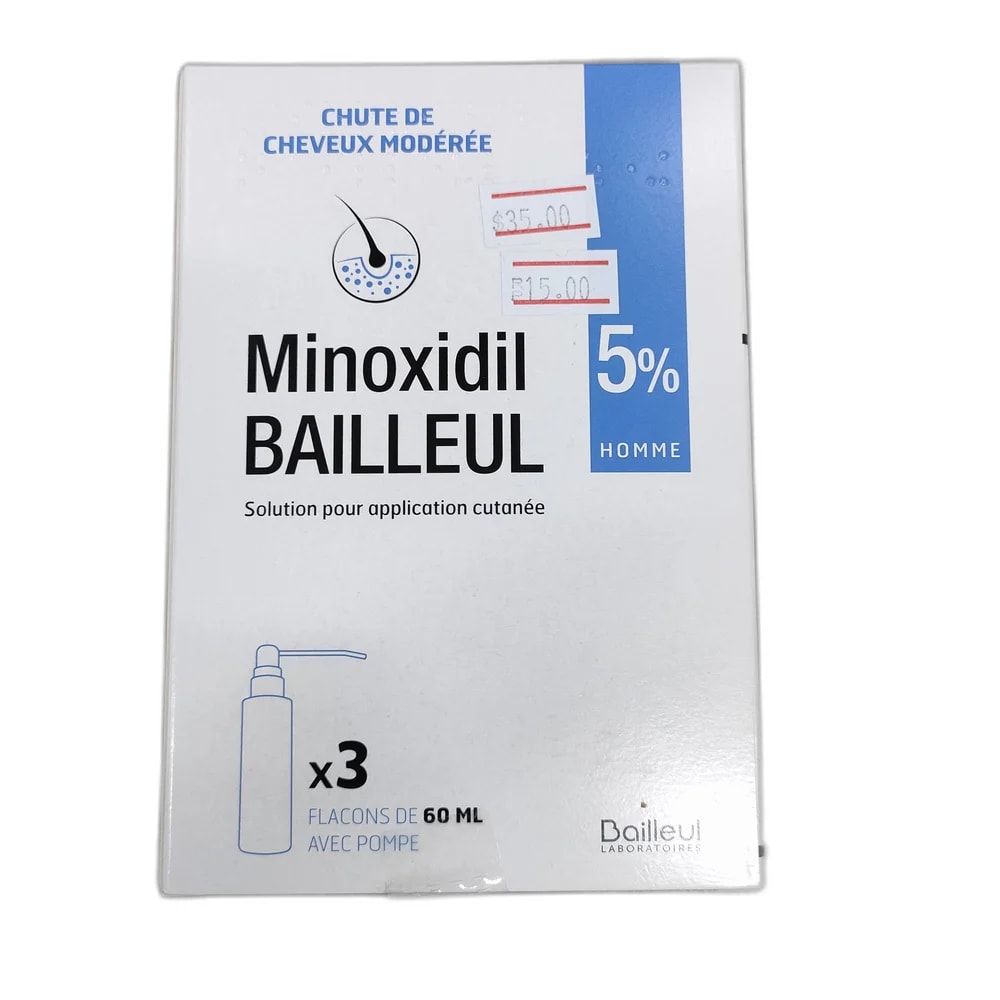 Minoxidil Bailleul 5% - Depot de Pharmacie B Rotha