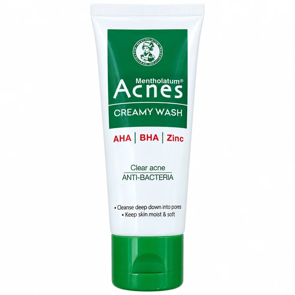 Mentholatum Acnes Creamy Wash 50 g - PHARMCY ARUN REAS