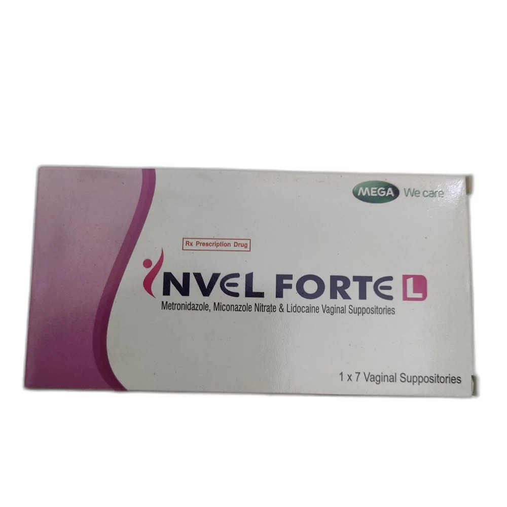 Invel Forte L Metronidazole 750 mg / Miconazole Nitrate 200 mg / Lidocaine 100 mg - PHARMACIE PORNLEU PICH