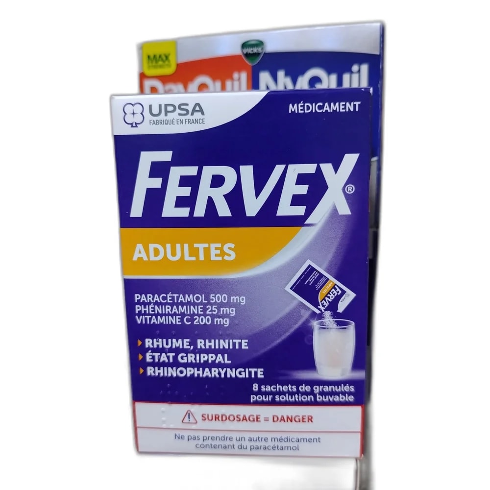 Fervex 500 mg / 25 mg / 200 mg per sachet - PHARMA ASSIST PHARMACY