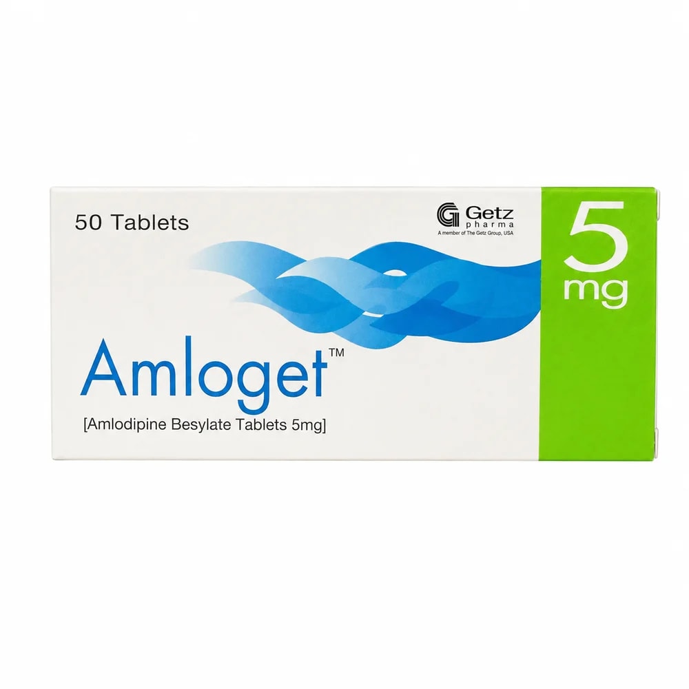 Amloget 5 mg Amlodipine 5 mg per tablet - Kim Yi