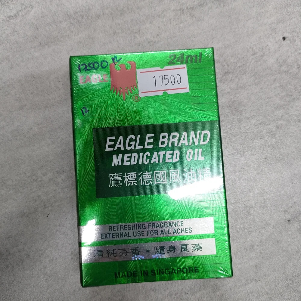 Eagle Brand Medicated Oil 24ml Topical medicated oil, 24 ml bottle - Depot De Pharmacie "A" Kim Houy