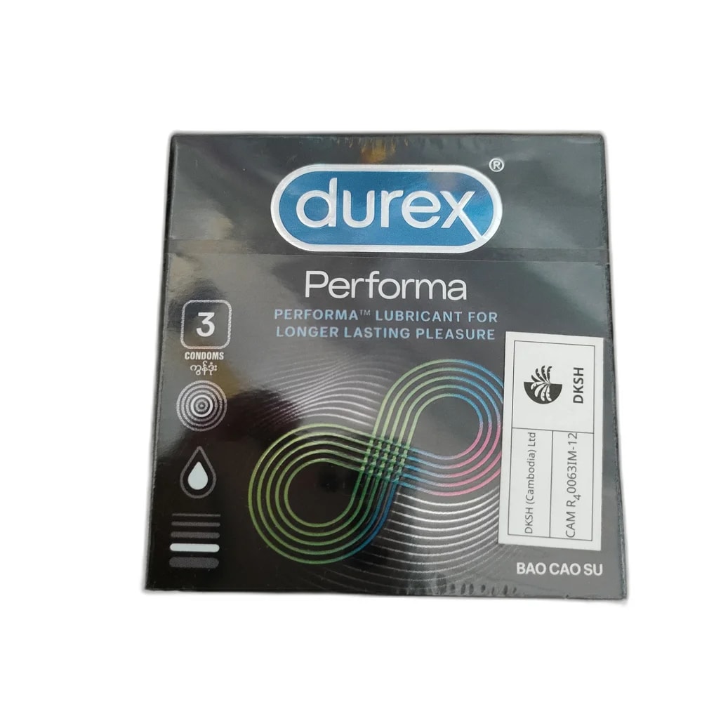 Durex Performa Condoms 52 mm; Performa lubricant - SUKHA PHARMACY
