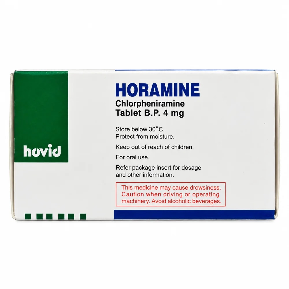 HORAMINE Chlorpheniramine 4 mg - Pharmacy Krech hong