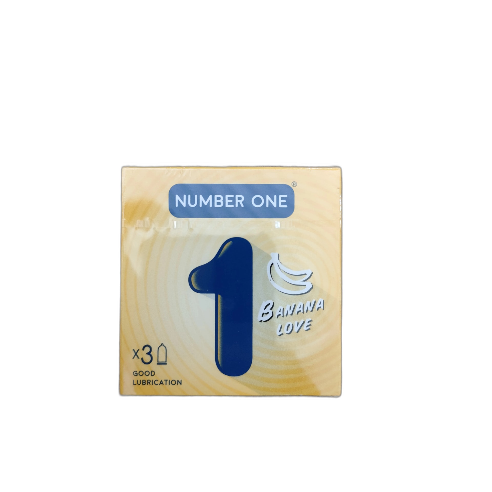 Number One Banana Love Condom 3 condoms - PHARMARCY DARA RAKSMEY KOK CHAMBOK