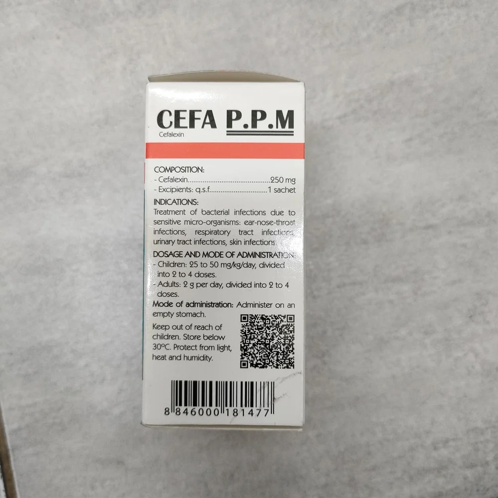 Alox Oral Suspension Per single-dose sachet (antiacide / antiflatulent oral suspension) - Depot De Pharmacie "A" Kim Houy