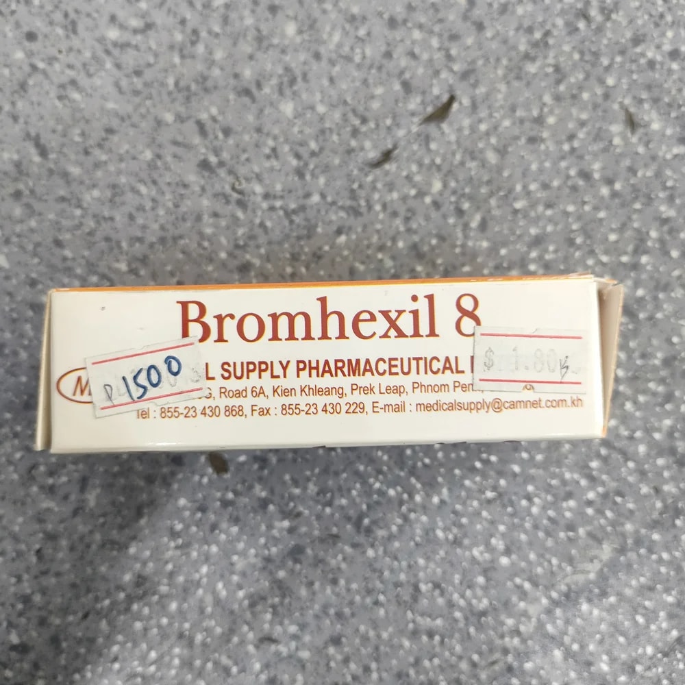 Bromhexil 8 8 mg - Depot De Pharmacie "A" Kim Houy