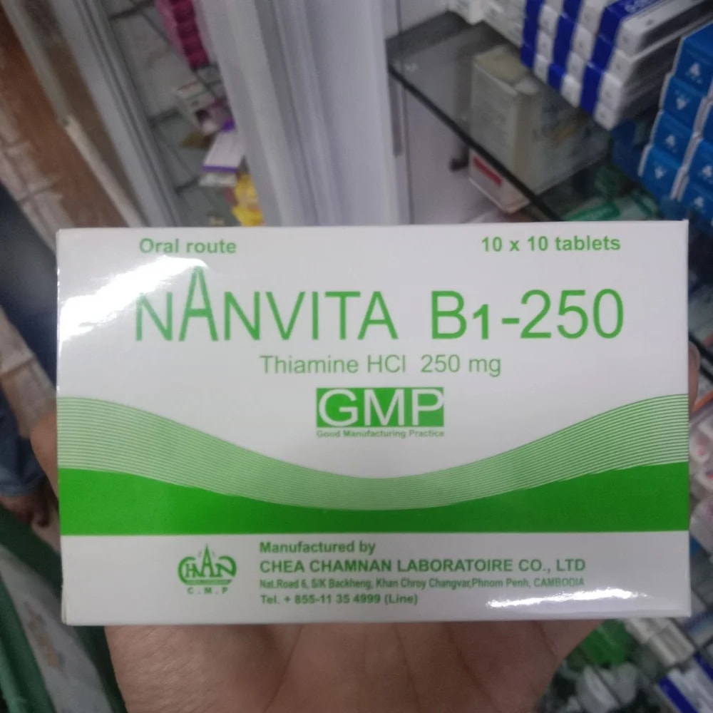 Nanvita B1-250 Thiamine hydrochloride 250 mg - Kim Yi