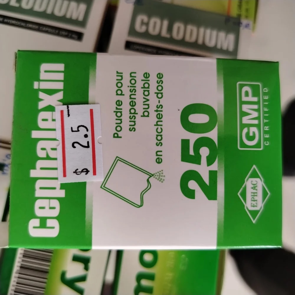Cephalexin 250 mg per sachet - CHEANIMUL PHARMACY