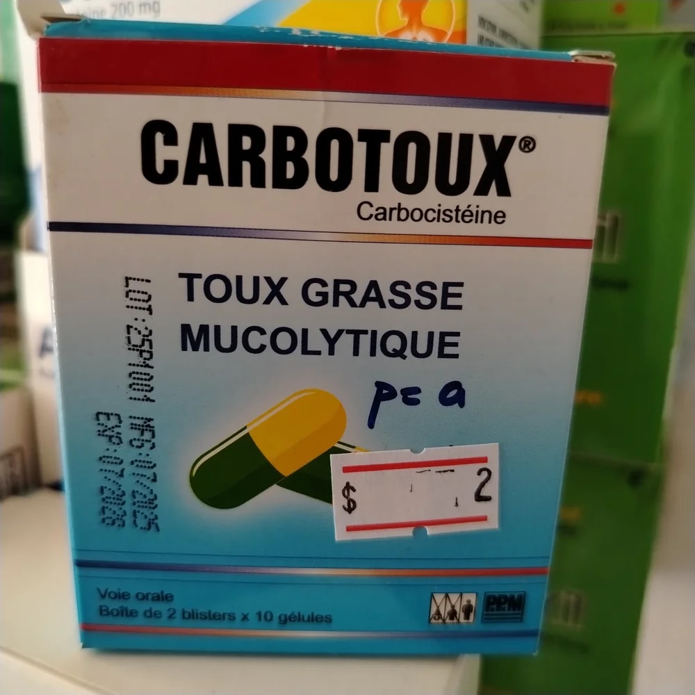 Carbotoux (Capsule) 375 mg - CHEANIMUL PHARMACY