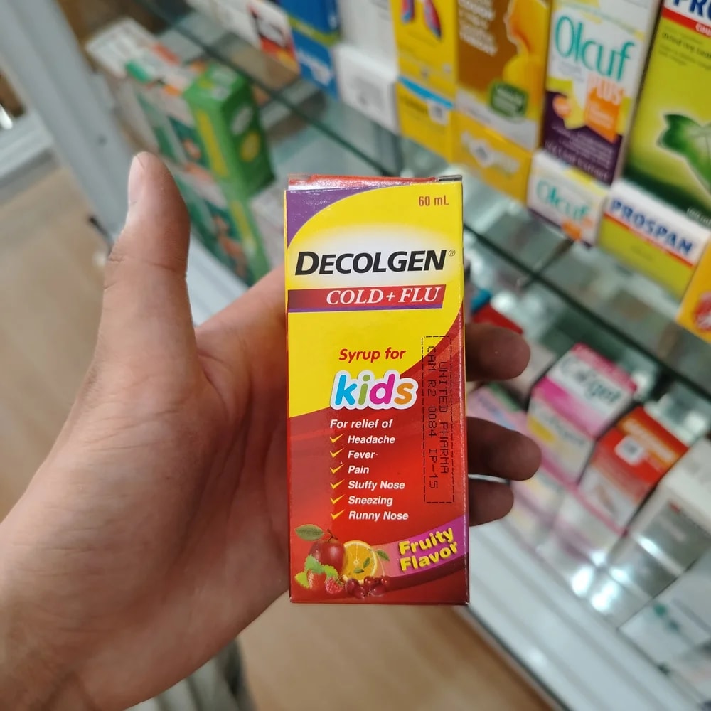 Decolgen 100 mg / 2.5 mg / 0.33 mg per 5 ml - Reachiny Pharmacy