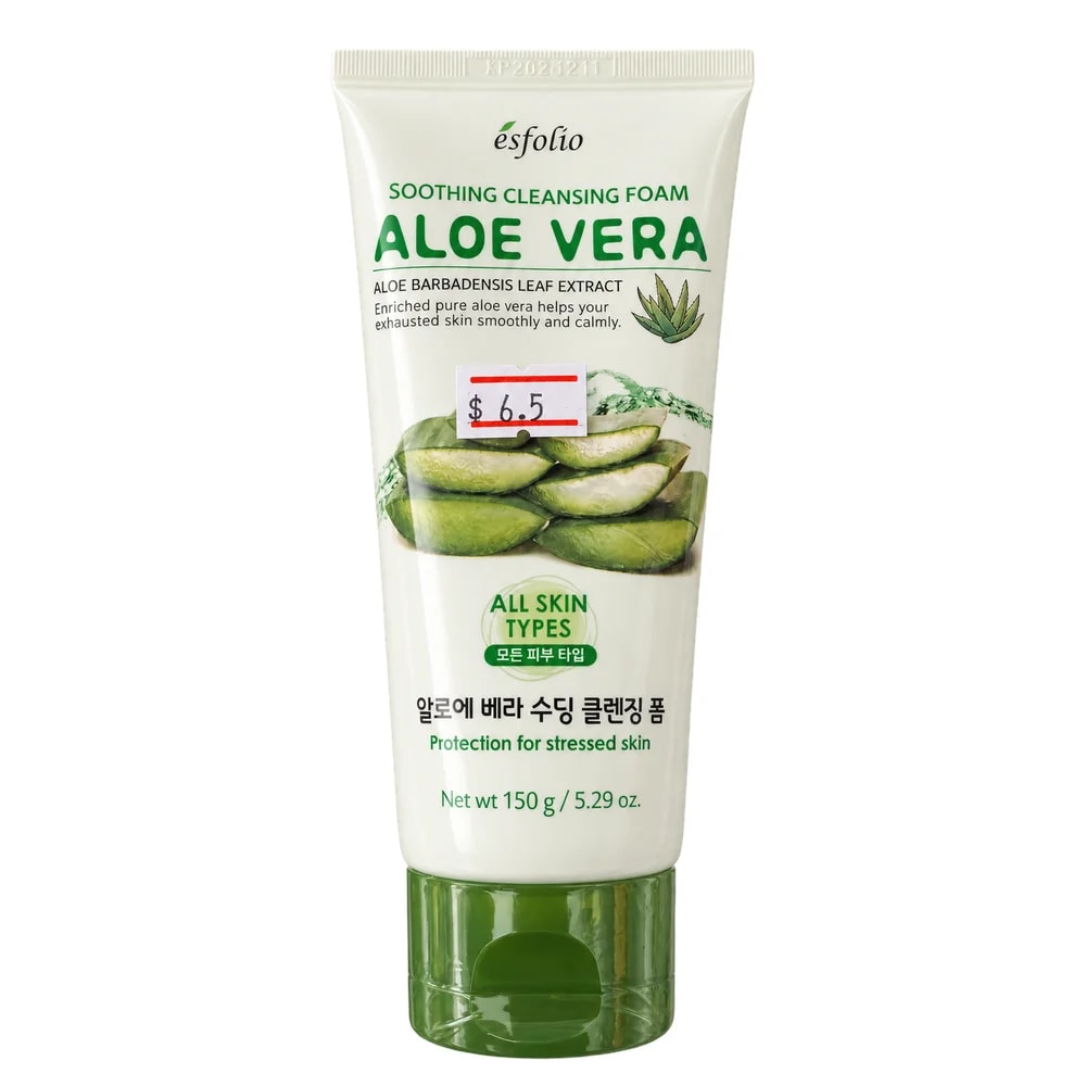 esfolio Aloe Vera Soothing Cleansing Foam 150 g - Pharmacy Krech hong