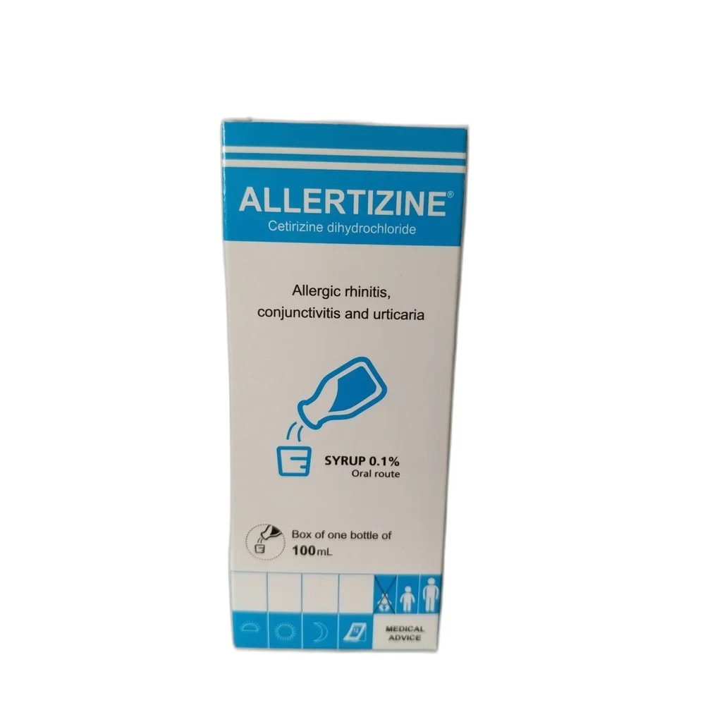 Allertizine 10 mg/5 ml - ឱសថស្ថាន សុខលាភ