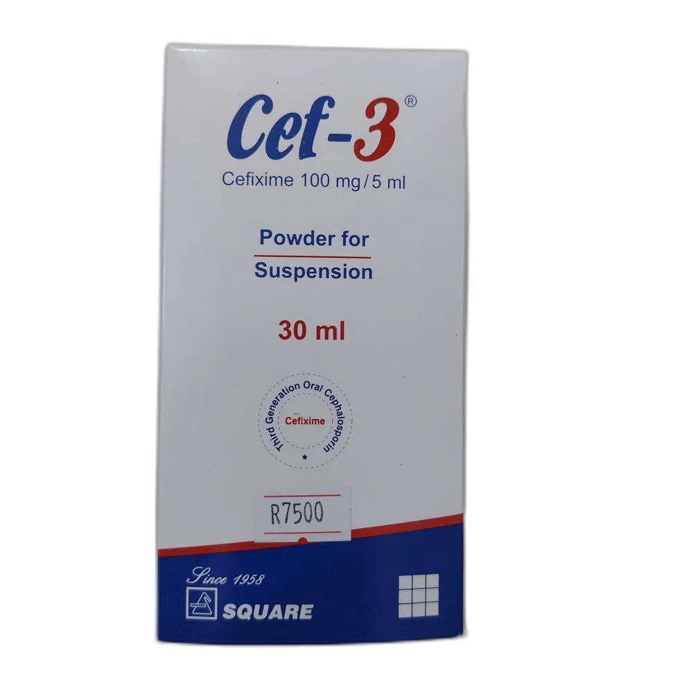 Cef-3 100 mg/5 mL - PHARMACIE LA BELLE PHARMA