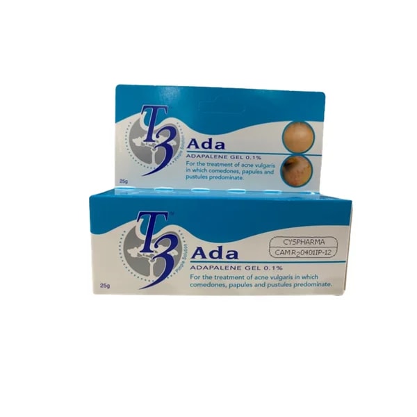 T3 Ada Adapalene 0.1% w/w gel - Reachiny Pharmacy