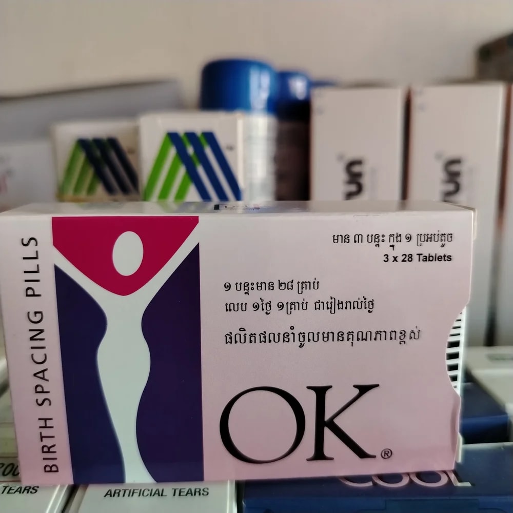 OK Birth Spacing Pills Levonorgestrel 0.15 mg + Ethinylestradiol 0.03 mg - CHEANIMUL PHARMACY