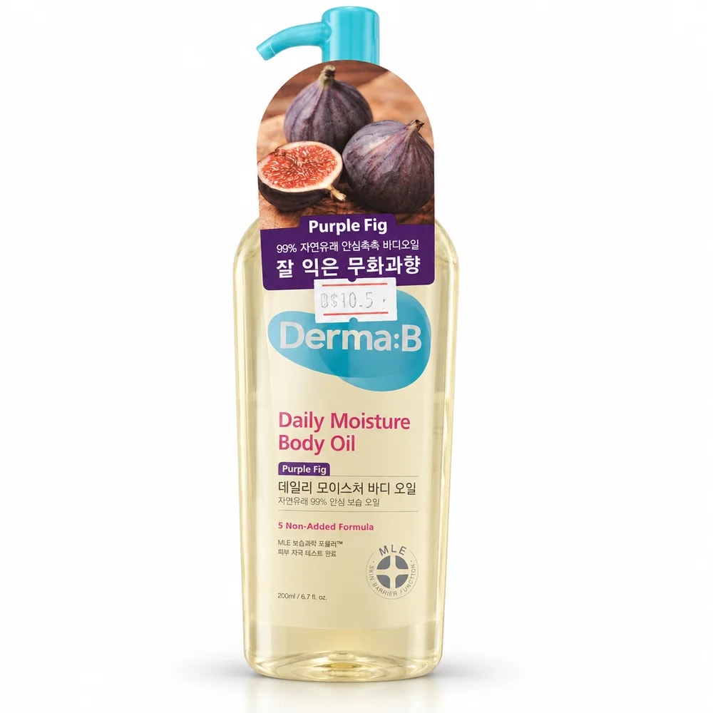 Derma:B Purple Fig Daily Moisture Body Oil 200 ml - Pharmacy Krech hong